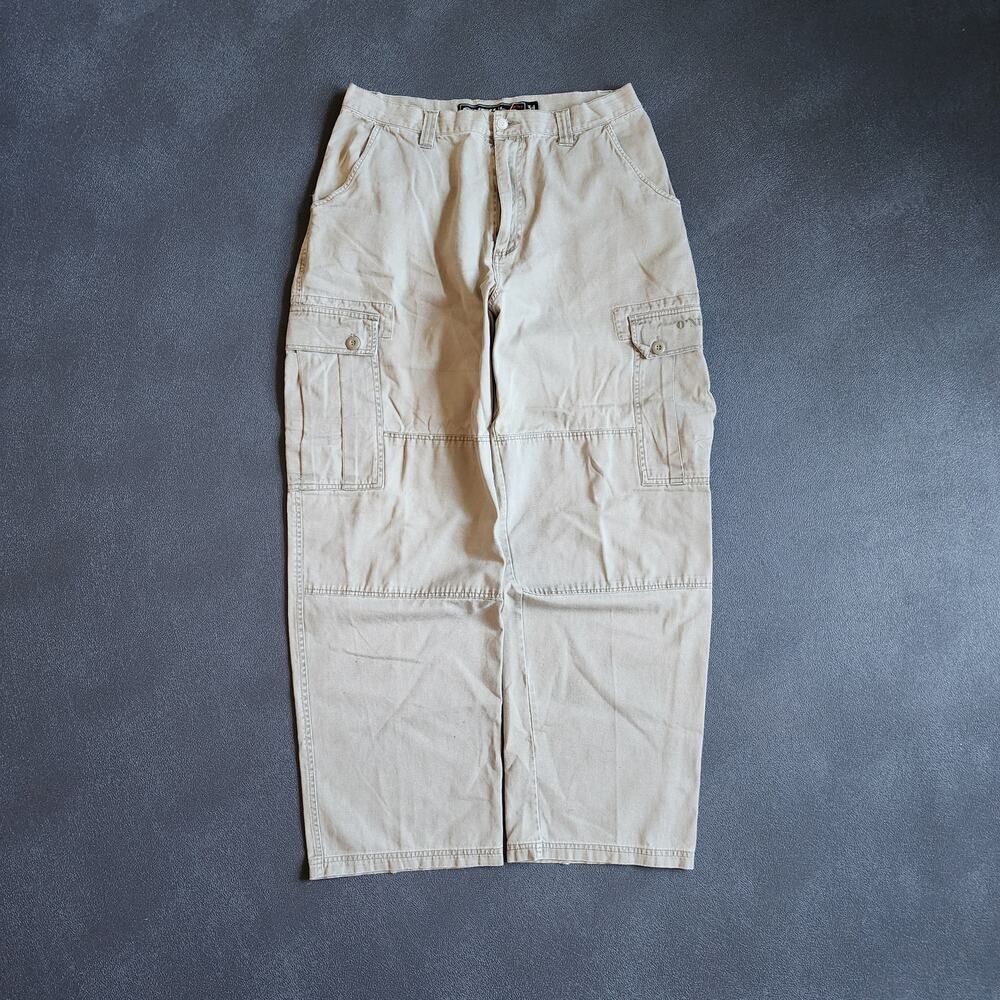 Vintage O'Neill Cream Double Knee Cargo Utility Pants 34x31